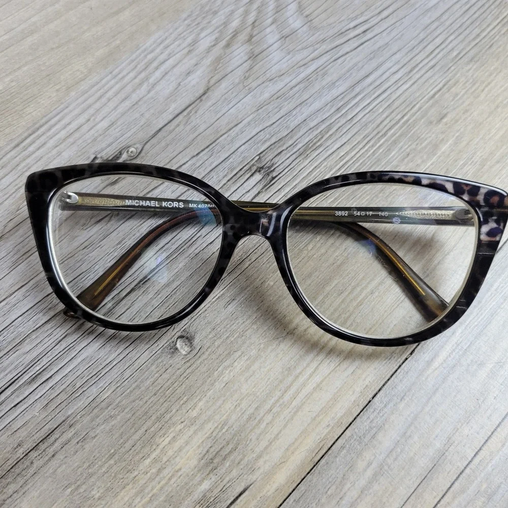 Michael Kors Eyeglasses Frames MK 4070 Luxemburg 3892 Dark Tortoise Cat Eye 54mm
